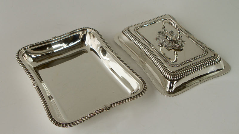 A Very Fine Georgian  Silver Entree Dish London 1826 by William Eaton