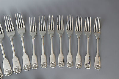 A Very Good Set of Victorian/Georgian Tableware for Eight London 1828/1859 by William Eaton