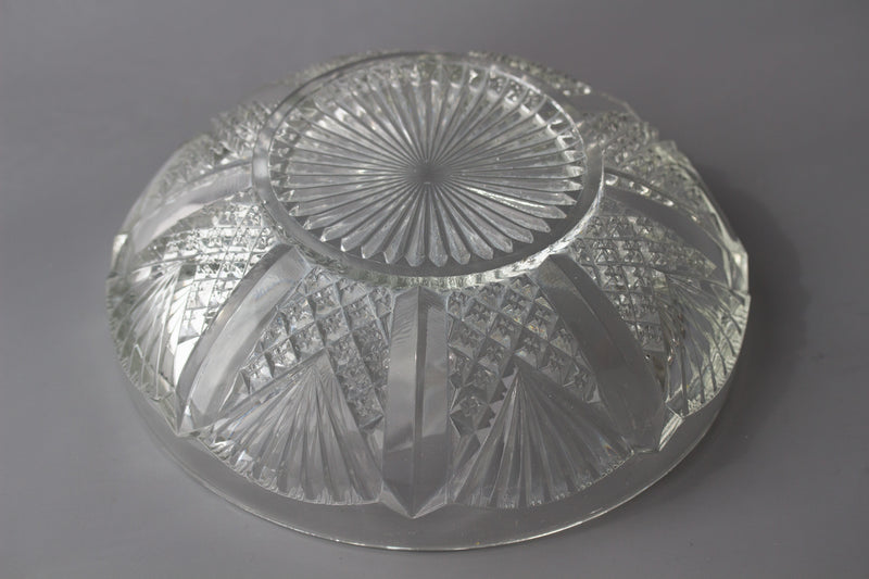 An Early Victorian Silver and Glass Table Centrepiece or Comport Birmingham 1874 by Horace Woodward