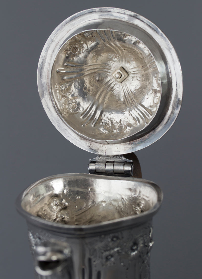 A Georgian Silver Coffee Pot London 1760