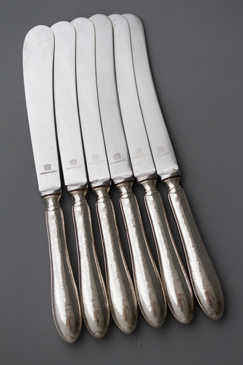 A Very Fine Set of  Georgian/Victorian Silver Cutlery for Six