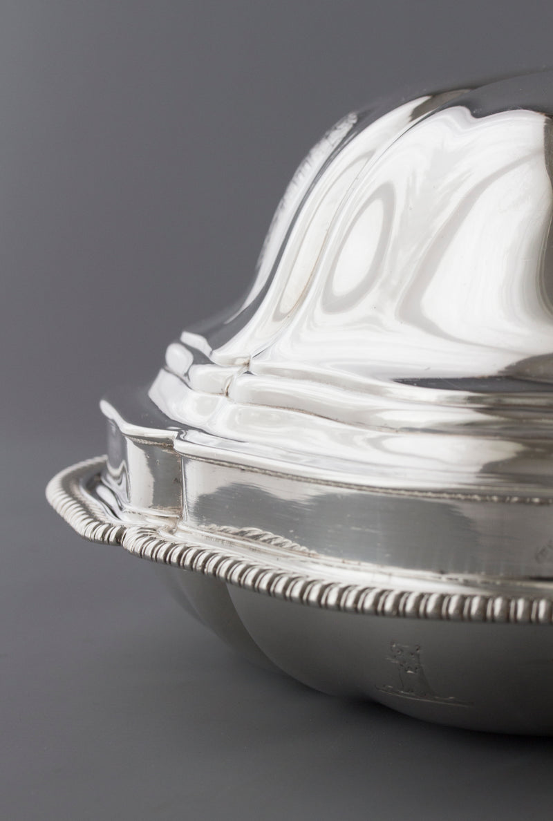 An Exceptional Pair of Georgian Silver Entree Dishes by Paul Storr London 1826