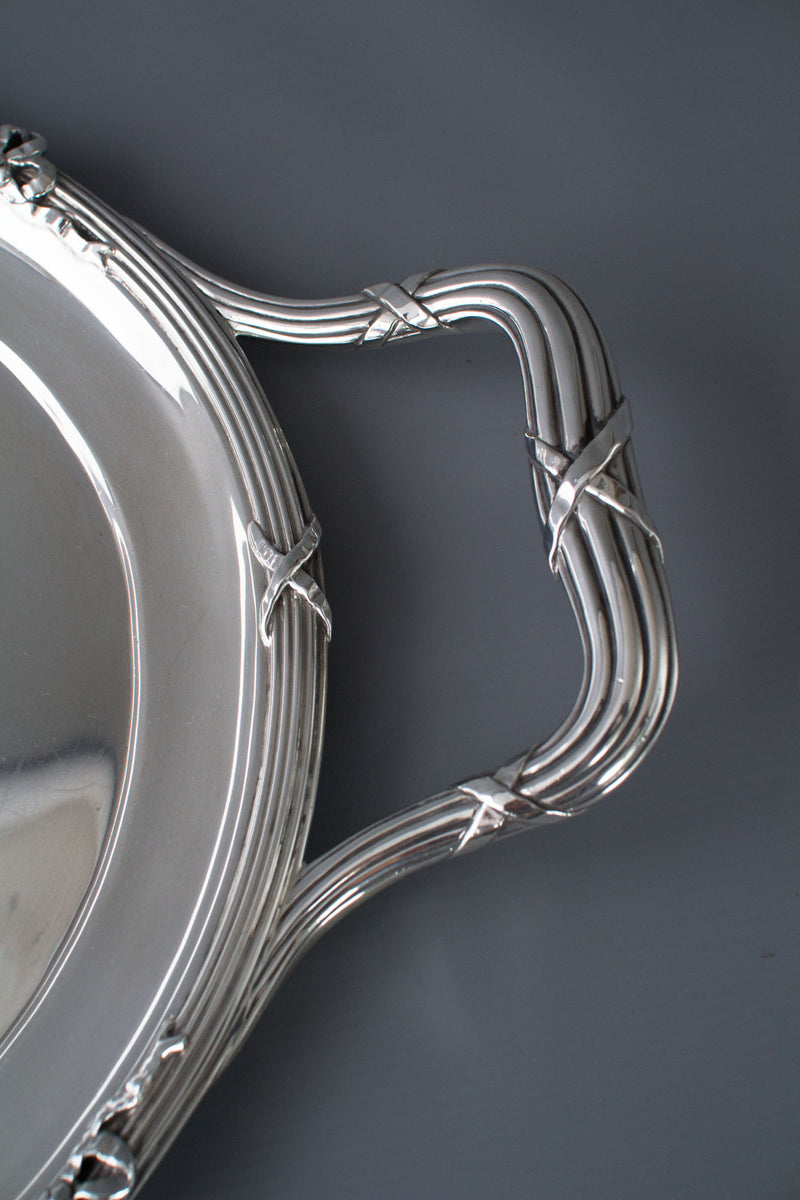 A Very Fine Silver Tea/Drinks Tray by Goldsmiths and Silversmiths London 1910