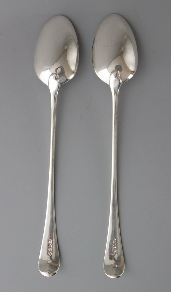 A Fine Pair of Georgian Silver Basting Spoons London 1790 by George Smith and William Fearn