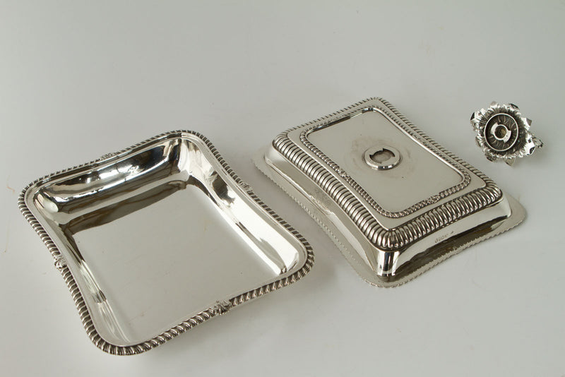 A Very Fine Georgian  Silver Entree Dish London 1826 by William Eaton