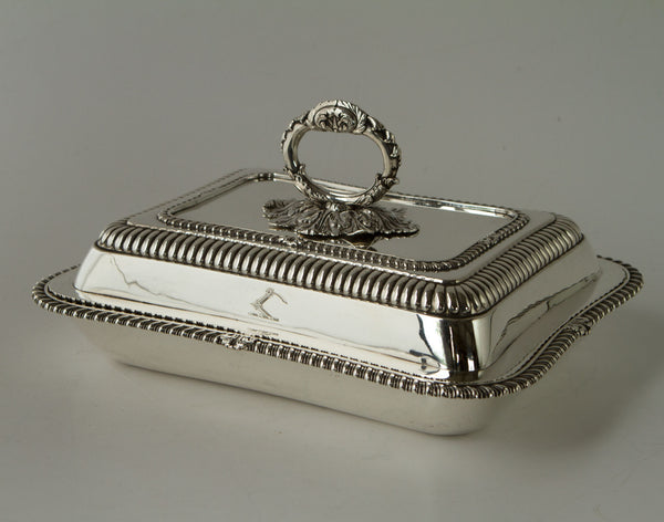 A Very Fine Georgian  Silver Entree Dish London 1826 by William Eaton