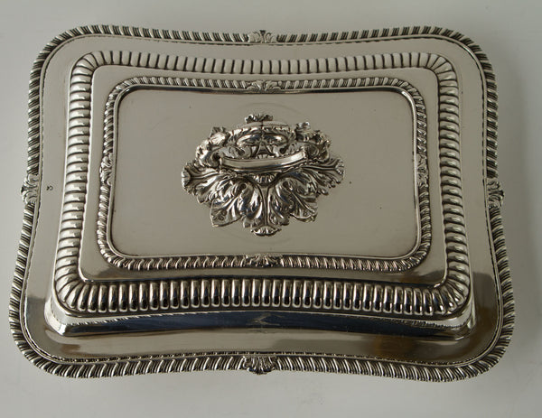 A Very Fine Georgian  Silver Entree Dish London 1826 by William Eaton