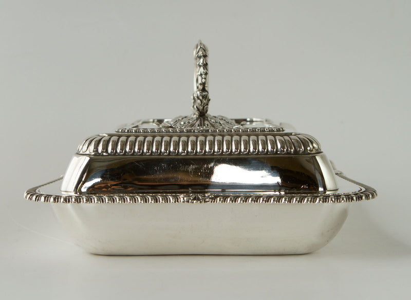 A Very Fine Georgian  Silver Entree Dish London 1826 by William Eaton