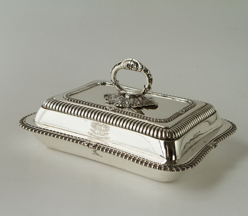 A Very Fine Georgian  Silver Entree Dish London 1826 by William Eaton