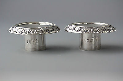 A Very Good Pair of Georgian Silver Table Candlesticks Sheffield 1820 by Smith, Tate, Hoult and Tate