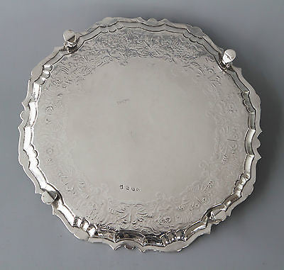 A Very Fine George II  Silver Salver by Robert Abercromby London 1740