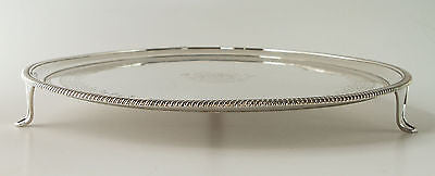 A George III Circular Silver Drinks/Tea Tray/Salver London 1806, by Peter and William Bateman