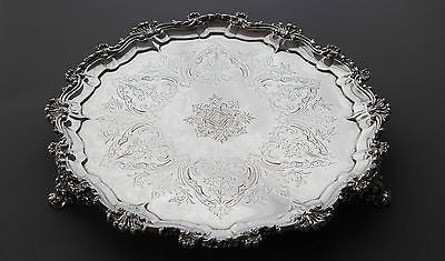 A Victorian Silver Salver  London 1878, Frederick Elkington