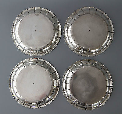 A Set of 4 Silver Strawberry Dishes, London 1835 by Robert Garrard