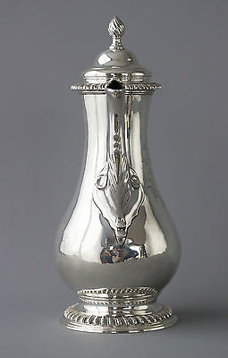 A George III Silver Coffee Pot London 1768 by Whipham & Wright