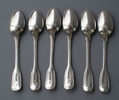A Good 6 Place Silver Fiddle & Thread Cutlery set by William Eaton London 1839
