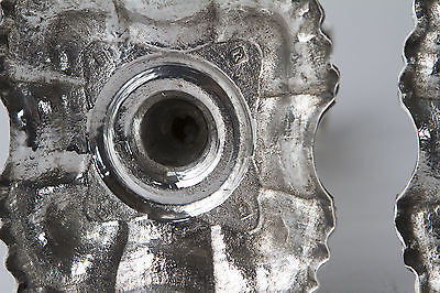 A Superb Pair of George III Cast Silver Candlesticks London 1772, by John Arnell