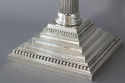 A Very Imposing Pair of Victorian Silver Candelabra London 1874