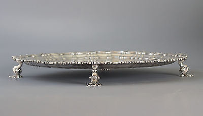 A  Magnificent Georgian  Irish Silver Salver/Tray James Le Bas Dublin 1816