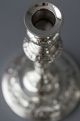 A Very Good Pair of Georgian Silver Table Candlesticks Sheffield 1820 by Smith, Tate, Hoult and Tate