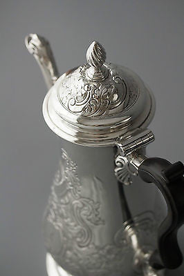 A Georgian Silver Coffee Pot London 1766 by Francis Crump