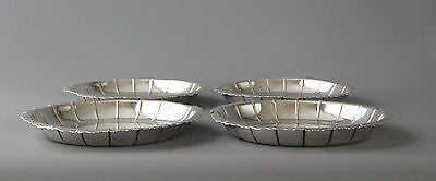 A Set of 4 Silver Strawberry Dishes, London 1835 by Robert Garrard