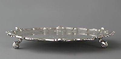 A Very Good George II Silver Salver London 1758 by Fuller White