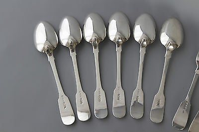 A Very Good Set of Victorian/Georgian Tableware for Eight London 1828/1859 by William Eaton