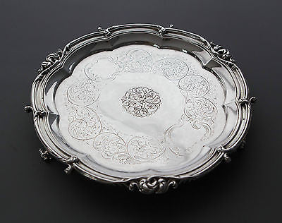 A Very Good Georgian Silver Waiter/Salver London 1825 by Benjamin Smith