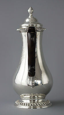 A George III Silver Coffee Pot London 1768 by Whipham & Wright