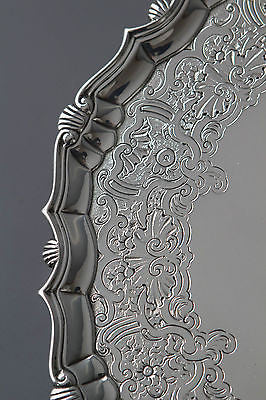 A Very Fine George II  Silver Salver by Robert Abercromby London 1740