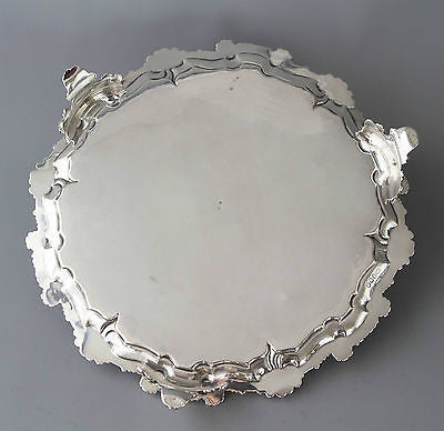 A Victorian Silver Salver  London 1878, Frederick Elkington