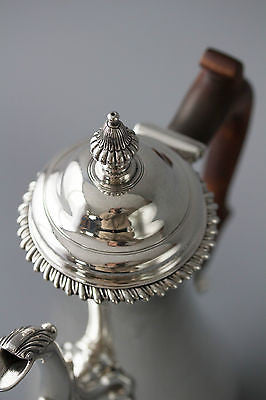 A Very Fine George II Silver Coffee Pot London 1758