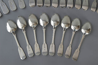 A Very Good Set of Victorian/Georgian Tableware for Eight London 1828/1859 by William Eaton