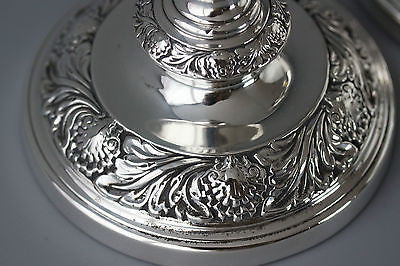 A Very Good Pair of Georgian Silver Table Candlesticks Sheffield 1820 by Smith, Tate, Hoult and Tate