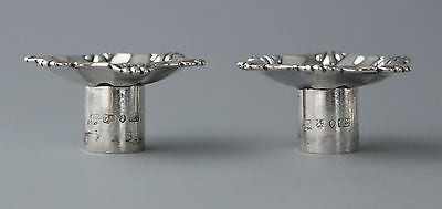 A Very Good Pair of Silver Table Candlesticks Sheffield 1839 by SW and Co.