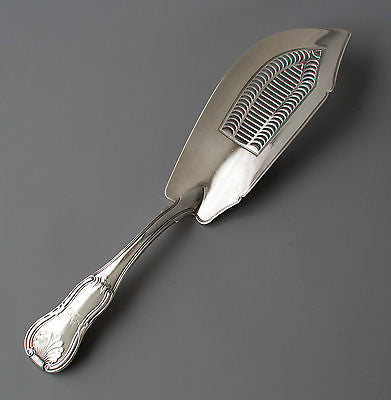 A Wonderful Kings Hourglass Fish Server, London 1809 Eley, Fern & Chawner