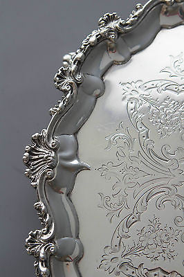 A Victorian Silver Salver  London 1878, Frederick Elkington
