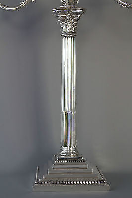 A Very Imposing Pair of Victorian Silver Candelabra London 1874