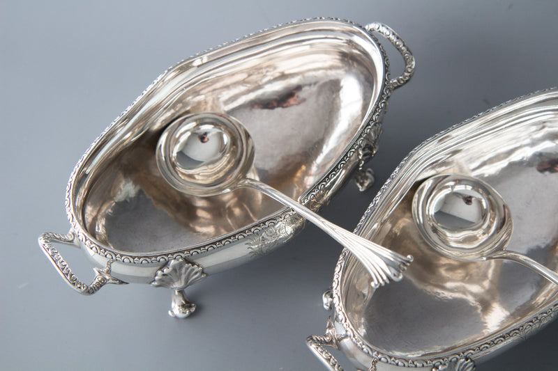 Speaker Smith, Political Interest: A Set George III Silver Sauce Tureens, Le Sage, London 1774