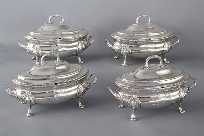 Speaker Smith, Political Interest: A Set George III Silver Sauce Tureens, Le Sage, London 1774