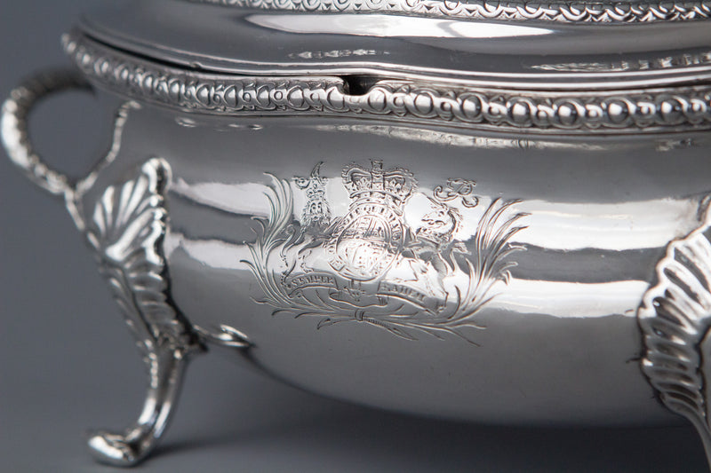 Speaker Smith, Political Interest: A Set George III Silver Sauce Tureens, Le Sage, London 1774