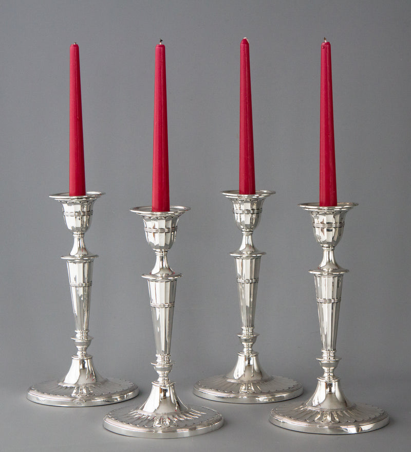 A Superb Victorian Silver Candelabra/Candlesticks Table Suite