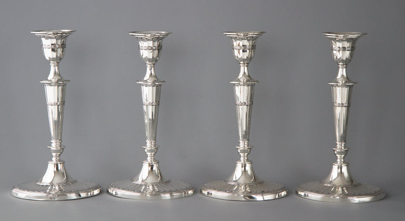 A Superb Victorian Silver Candelabra/Candlesticks Table Suite