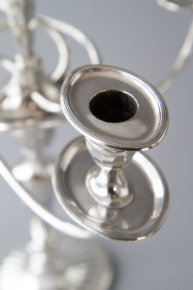A Superb Victorian Silver Candelabra/Candlesticks Table Suite