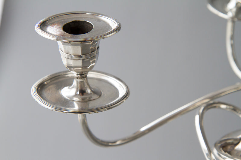 A Superb Victorian Silver Candelabra/Candlesticks Table Suite