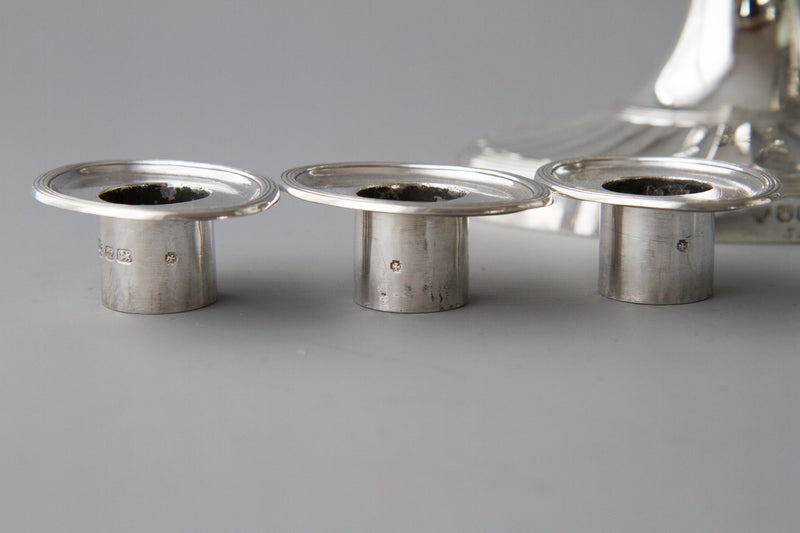A Superb Victorian Silver Candelabra/Candlesticks Table Suite