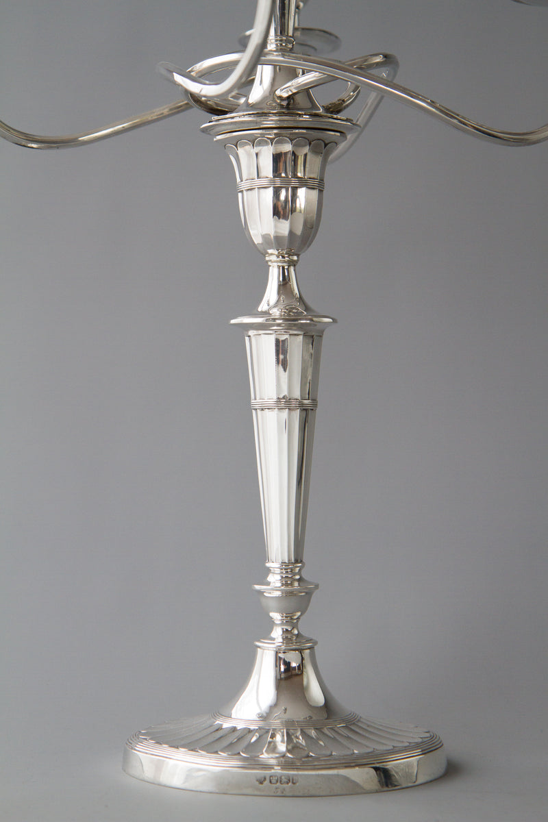 A Superb Victorian Silver Candelabra/Candlesticks Table Suite