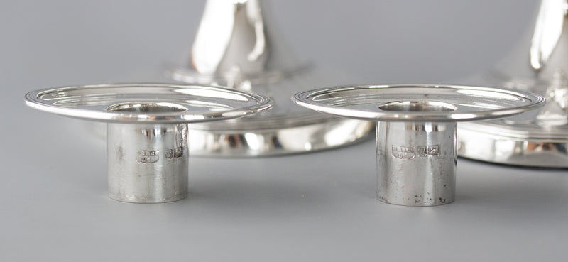 A Superb Victorian Silver Candelabra/Candlesticks Table Suite