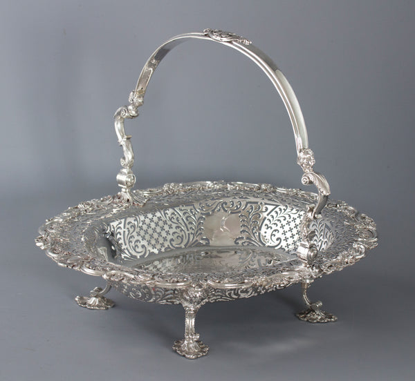 A Beautiful George II Silver Basket London 1747, by Edward Aldridge